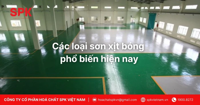 Các loại sơn xịt bóng phổ biến hiện nay