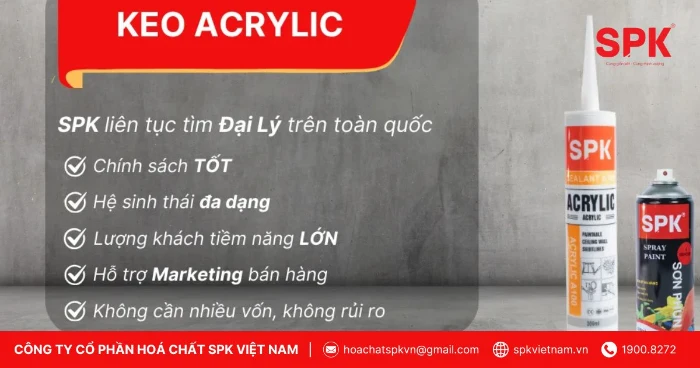 Keo dán gạch SPK giá thành phải chăng