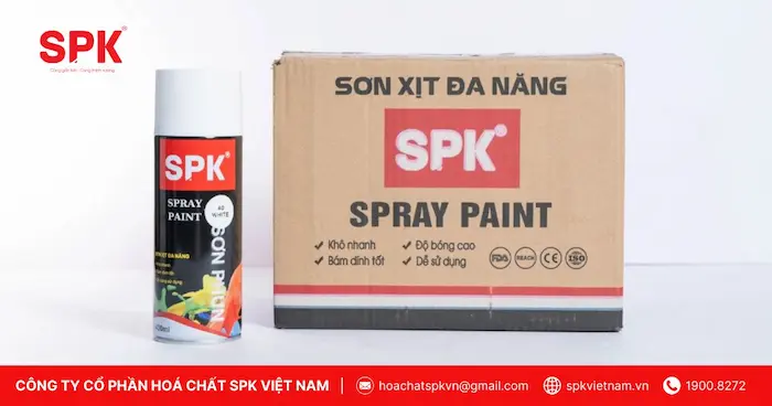 SPK Việt Nam phân phối sơn xịt đa màu sắc
