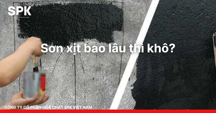 Sơn xịt bao lâu thì khô