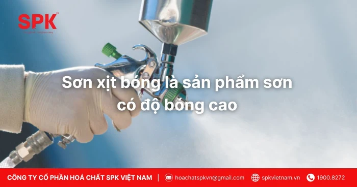 Sơn xịt bóng là sản phẩm sơn có độ bóng cao