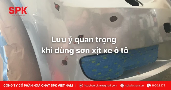 Sơn xịt ô tô có độ bền tương đối cao