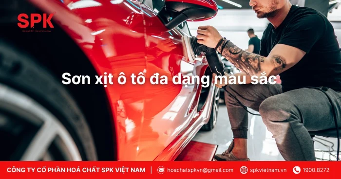 Sơn xịt ô tô đa dạng màu sắc