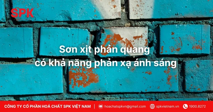 Sơn xịt phản quang có khả năng phản xạ ánh sáng